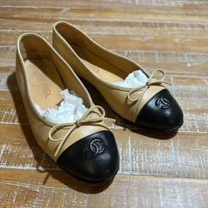 Chanel Ballet Flats Ballerinas 38.5